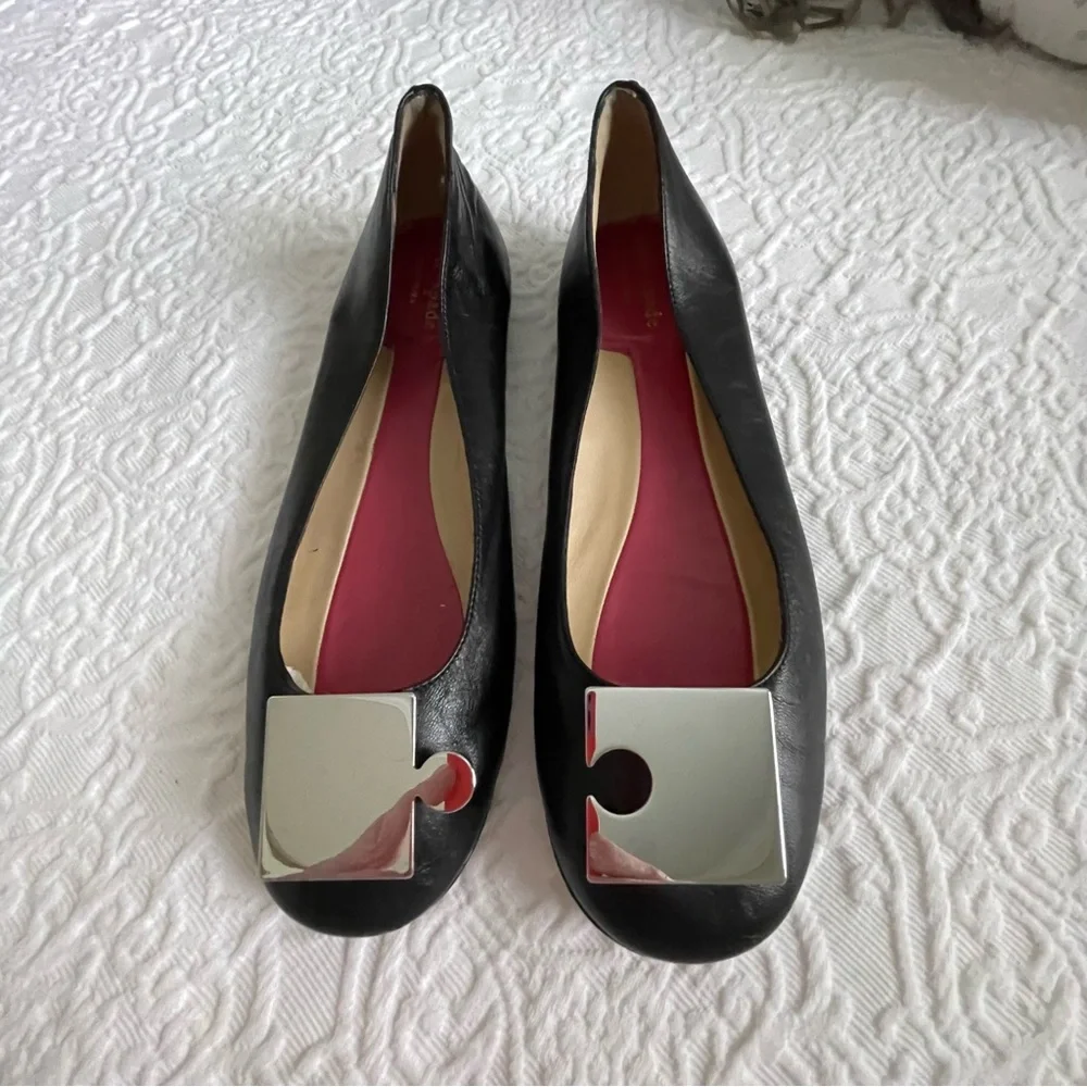 Kate Spade Puzzle Piece Flats - Picture 2 of 6